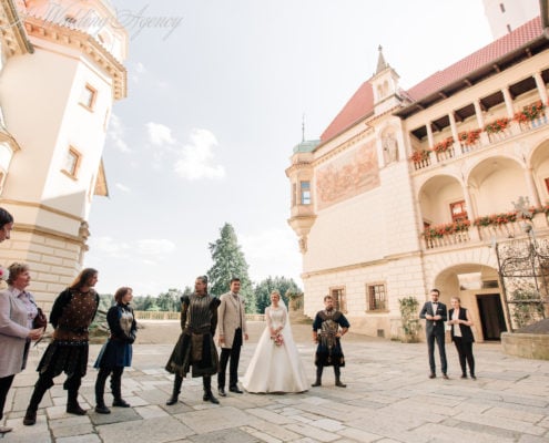 Wedding in the Pruhonice Castle