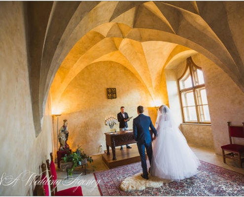 Wedding in the Karlstejn Castle