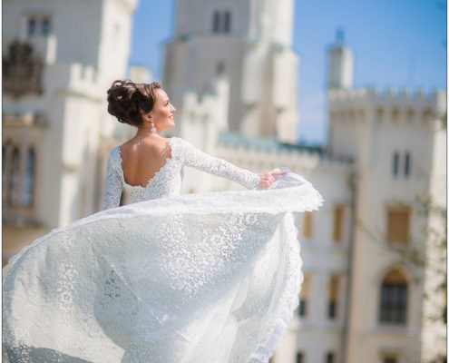 Wedding in the Hluboka Castle