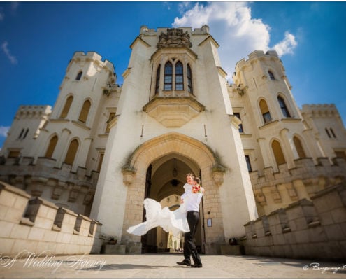 Wedding in the Hluboka Castle