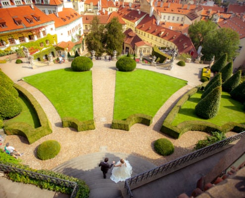 Wedding in the Vrtbovska Gardens