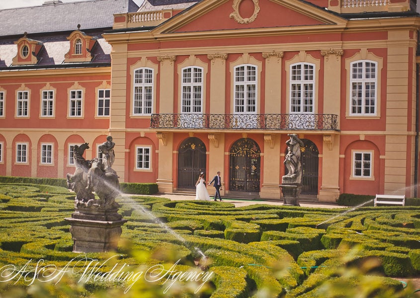 Wedding in the Dobris Castle