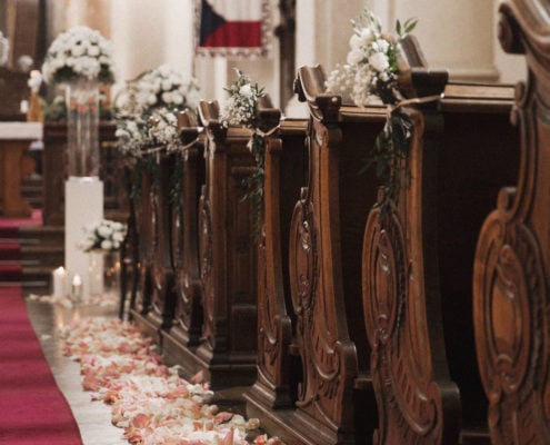 Church ceremony in Prague