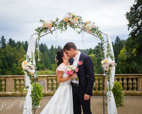 Outdoor wedding in Czech Republic